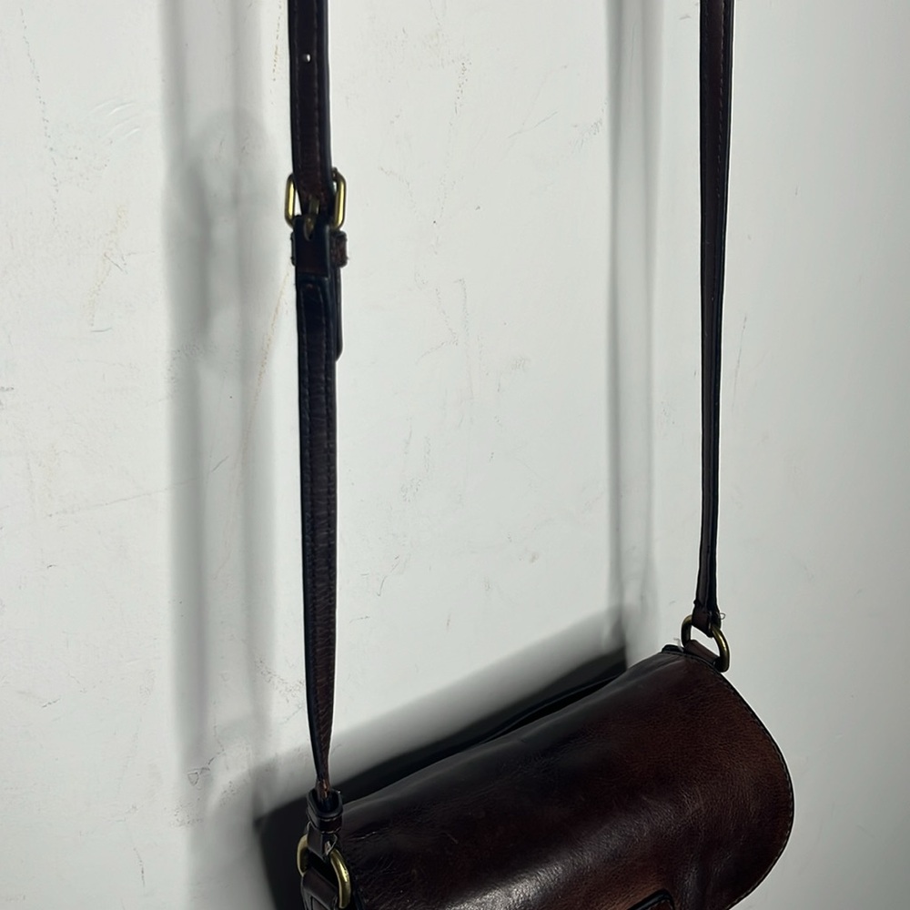 FRYE Clara Leather Crossbody Saddle bag - Picture 4 of 13